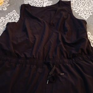 Black romper jumpsuit size xl